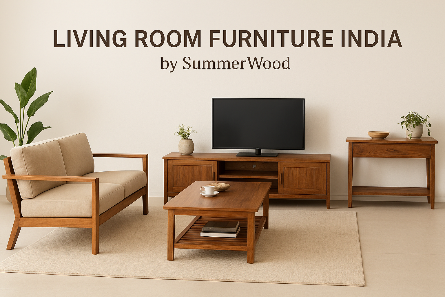 Living Room Furniture India – Redefining Comfort and Luxury with SummerWood